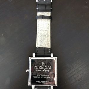 PUREDIAL Watch "The Square Legacy-Black/Silver"